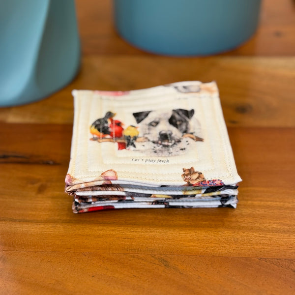 Dog Days Coaster Set