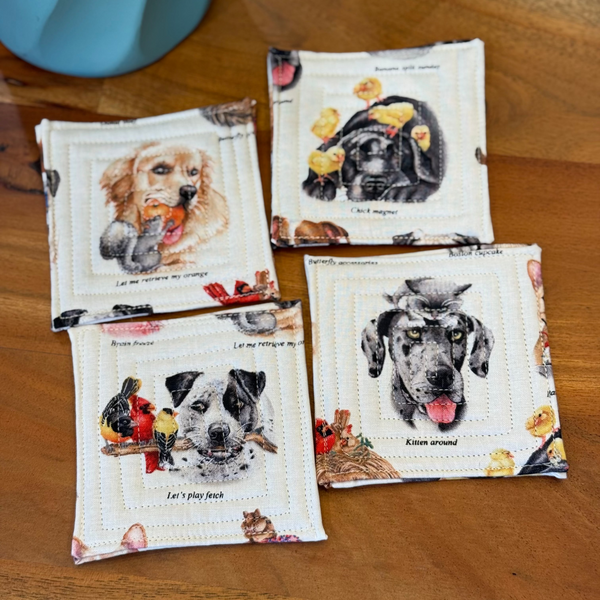 Dog Days Coaster Set
